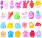 30Pcs Prefilled Easter Eggs with Animal Mochi Squishy Stress Relief , Colorful Easter Fidget Toys Great for Adult Easter Basket Stuffers Egg Fillers Party Favors (Multicolor-30)
